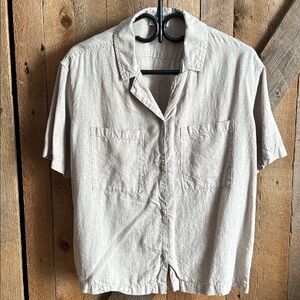 Tentree hemp oversized shirt Small